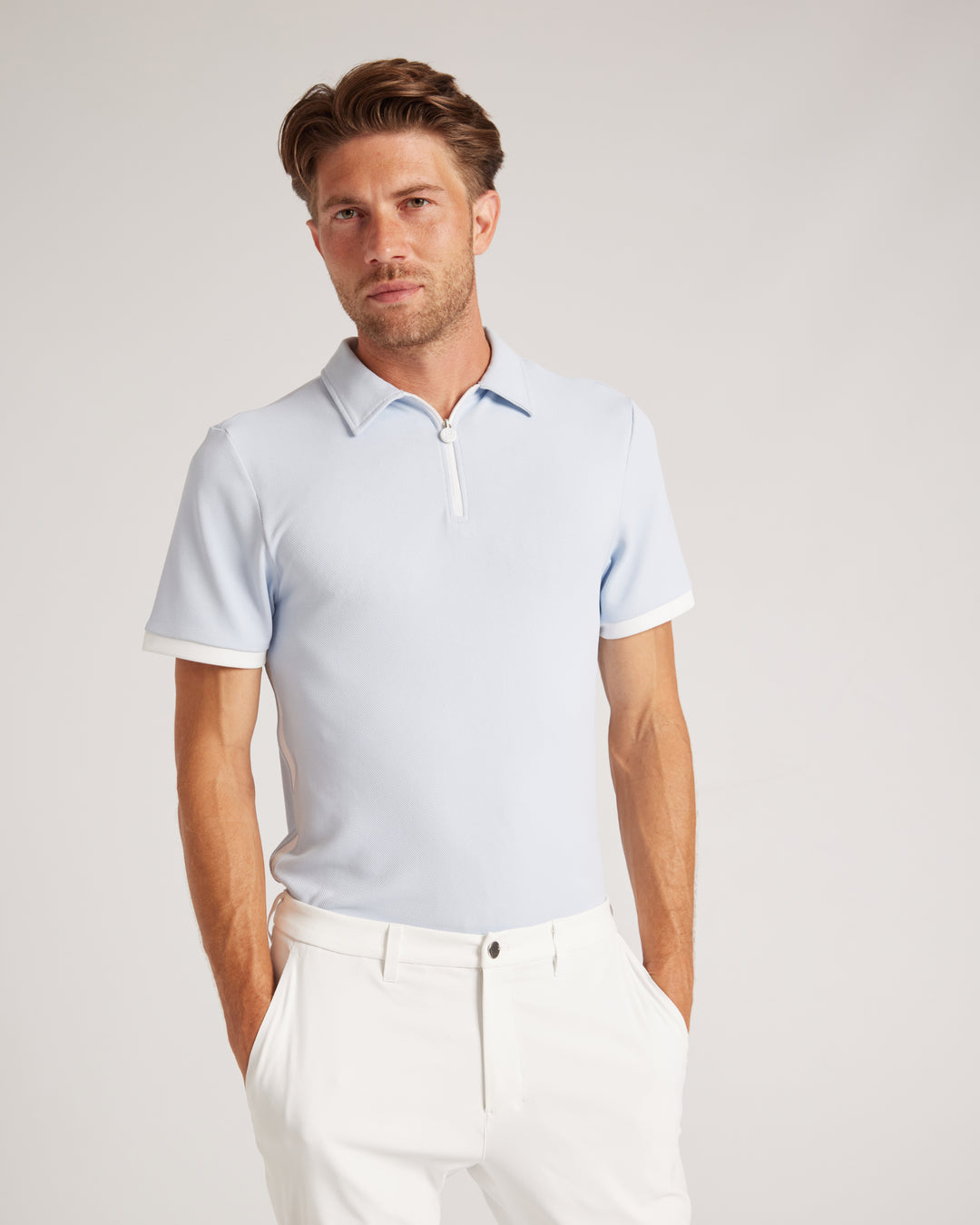 Contour Polo - Dusty Blue
