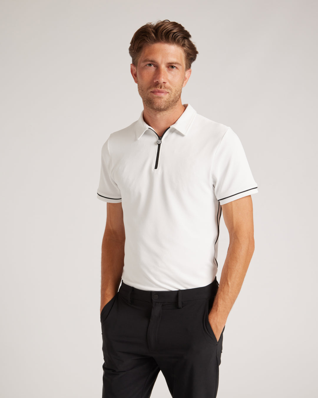 Edge Polo - Pure White