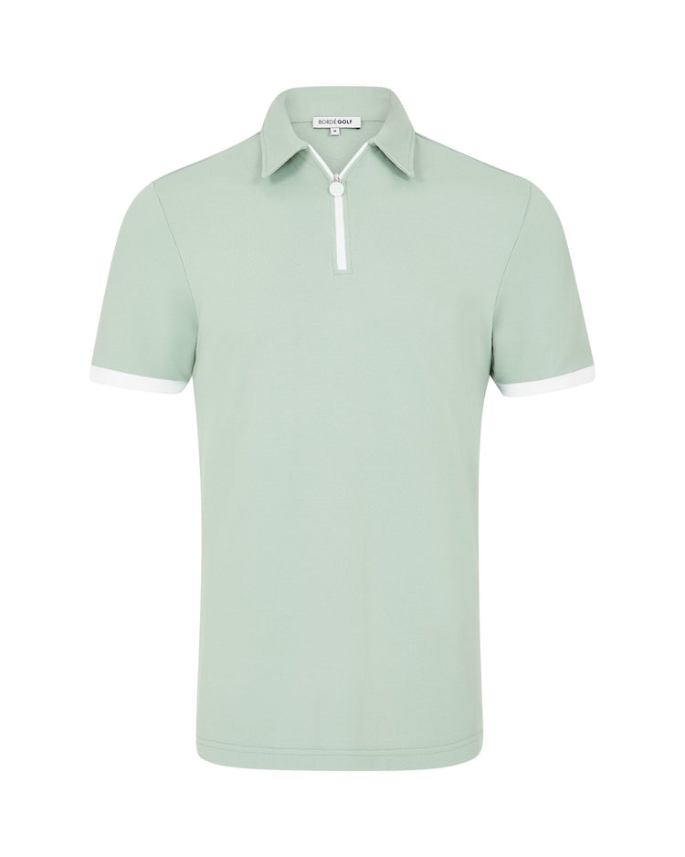 Contour Polo - Tea Green - Bordé Golf