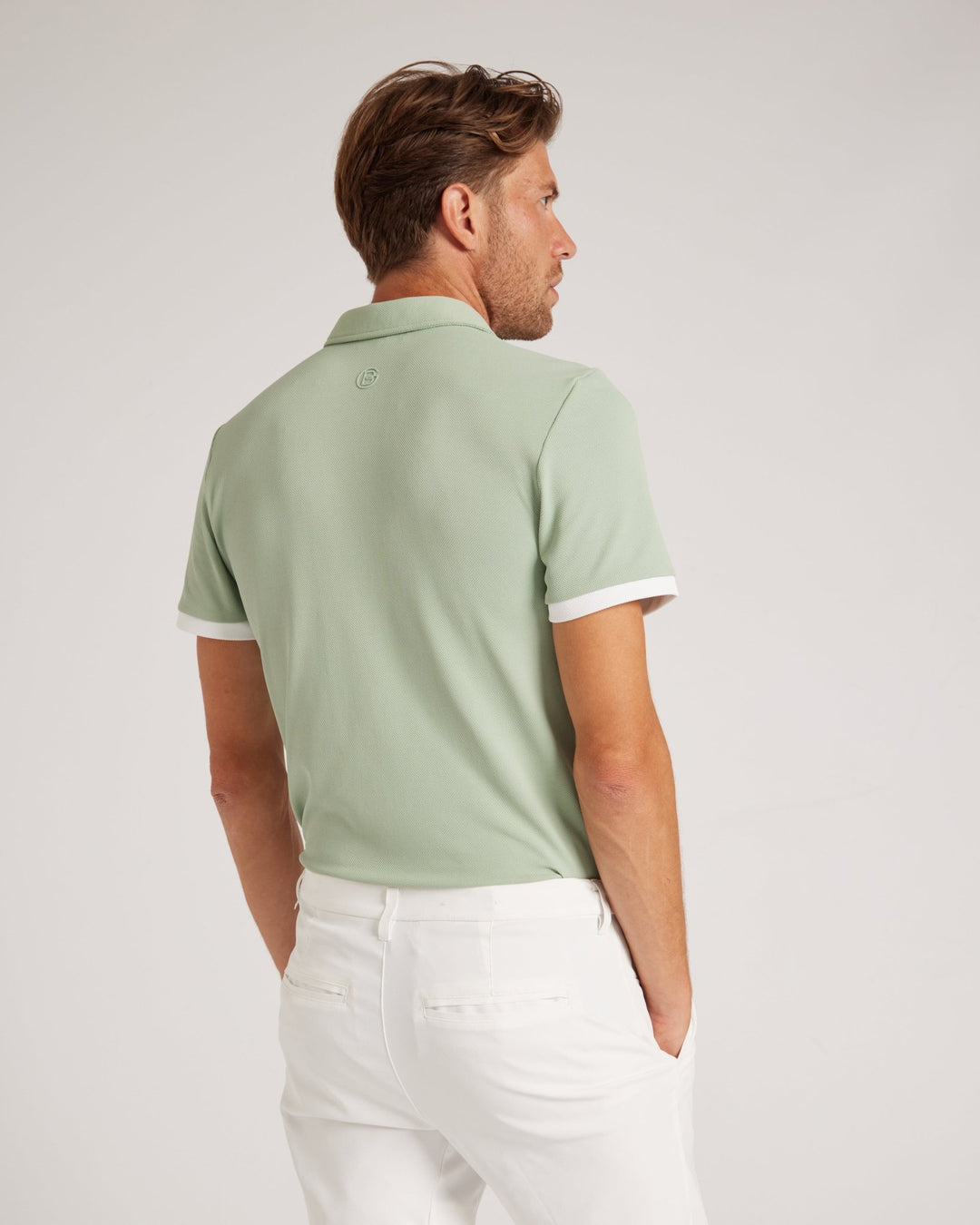 Contour Polo - Tea Green - Bordé Golf