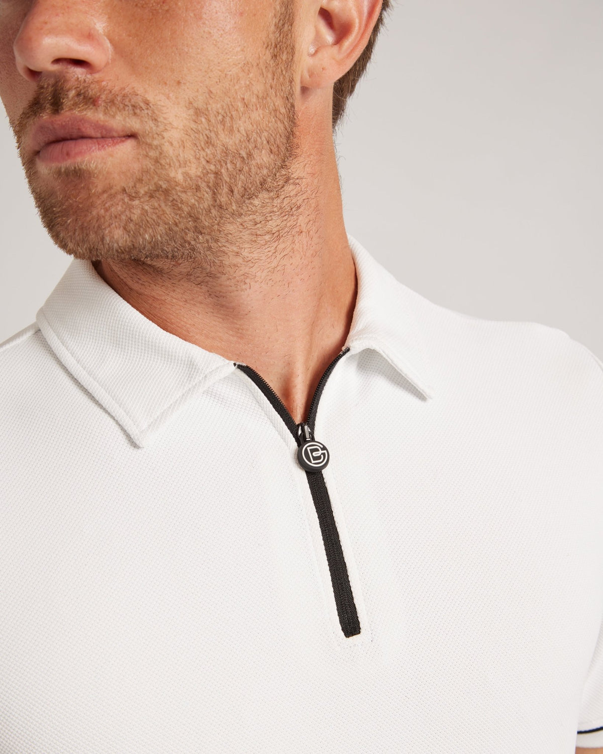 Edge Polo - Pure White - Bordé Golf