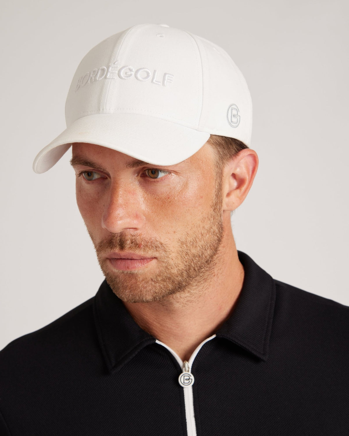 Vantage Cap - Pure White - Bordé Golf