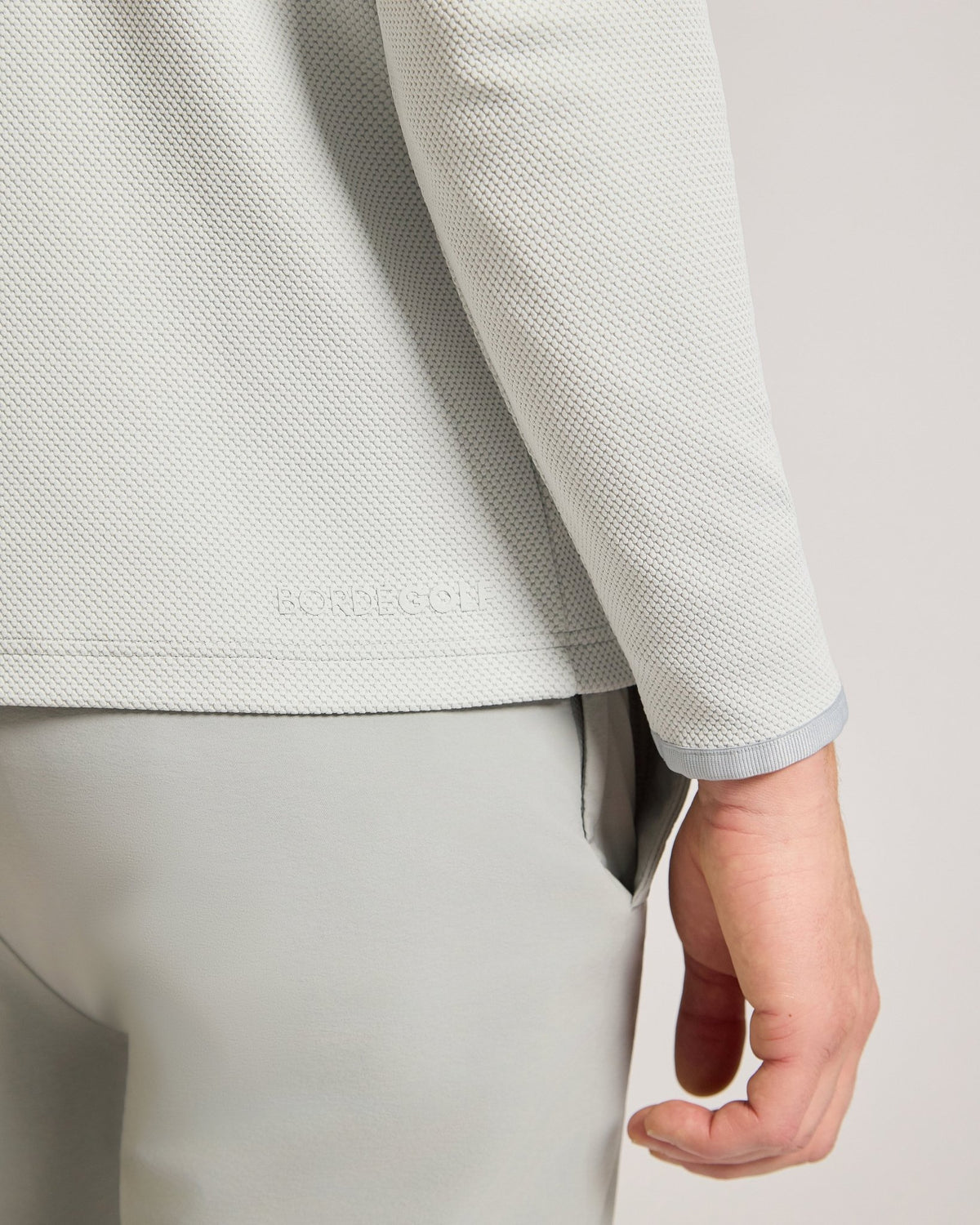 Verge Midlayer - Mist Grey - Bordé Golf