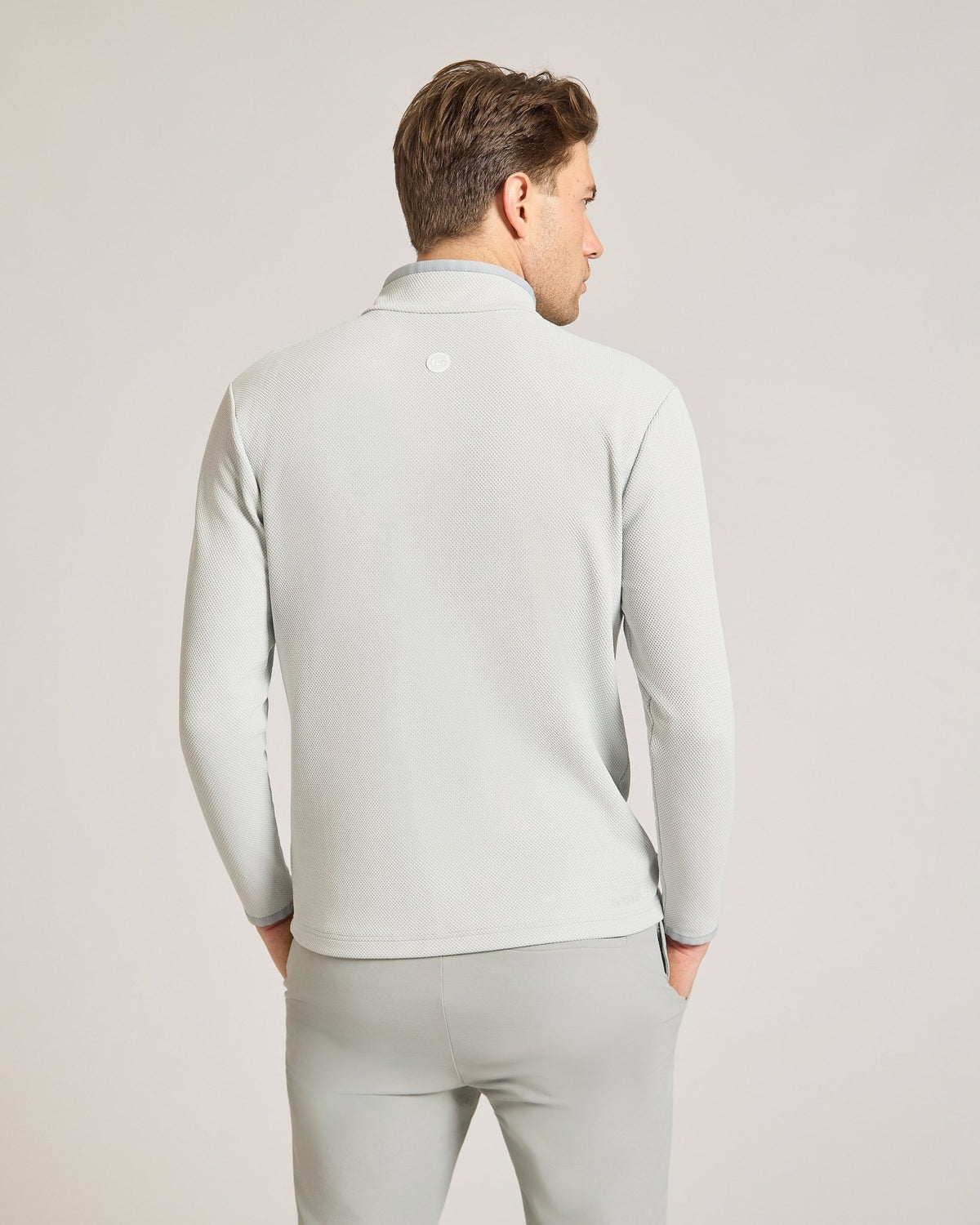 Verge Midlayer - Mist Grey - Bordé Golf